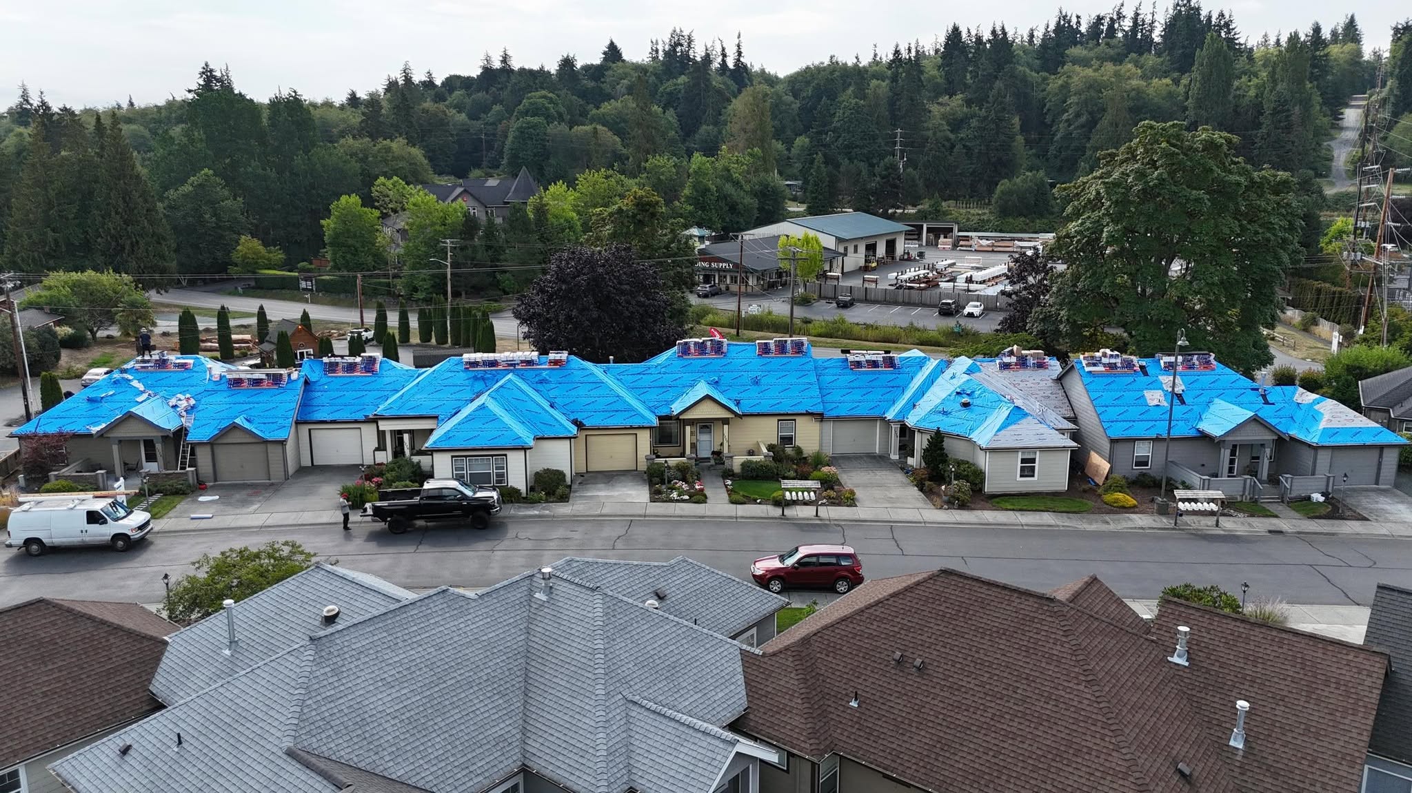 Roofing project featured by Wind Proof Roofing
